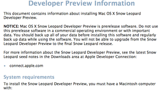 Snow Leopard Will Not Support PowerPCs After All